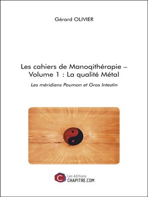 cover image of Les cahiers de Manoqithérapie &#8211; Volume 1
